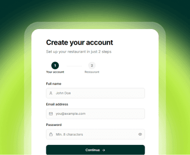 Create your account